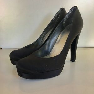 Stuart Weitzman Satin Platform Pumps